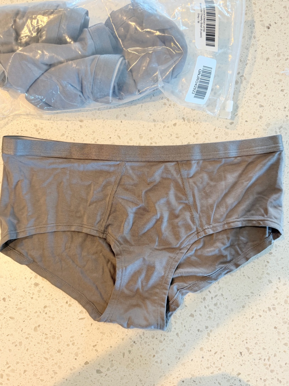 Quince Gray Micromodal Cheeky Brief 6-pack M